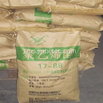 Sinopec Polyvinyl Alkohol PVA 2488 untuk tampal kain